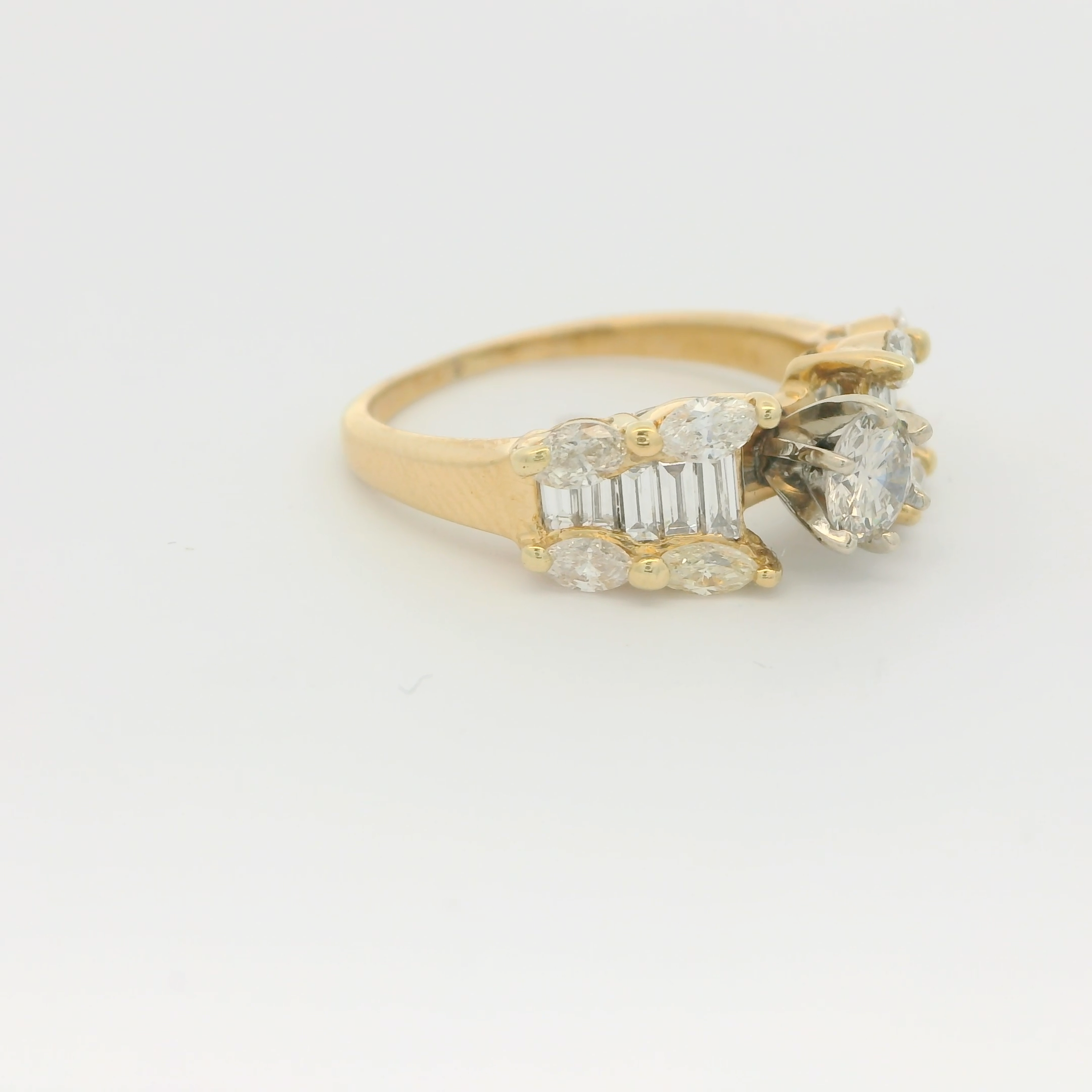 Golden Mosaic Ring